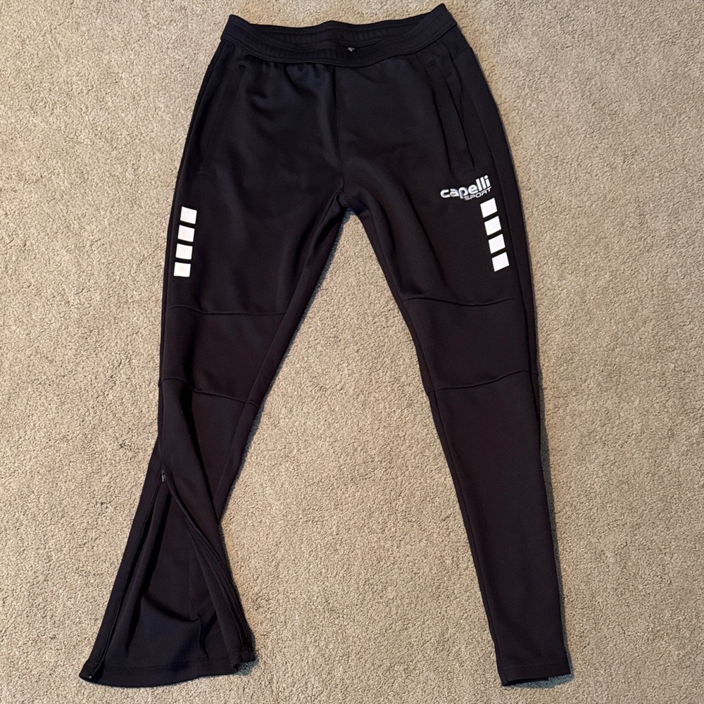 Capelli of New York Black Track Pants NEW